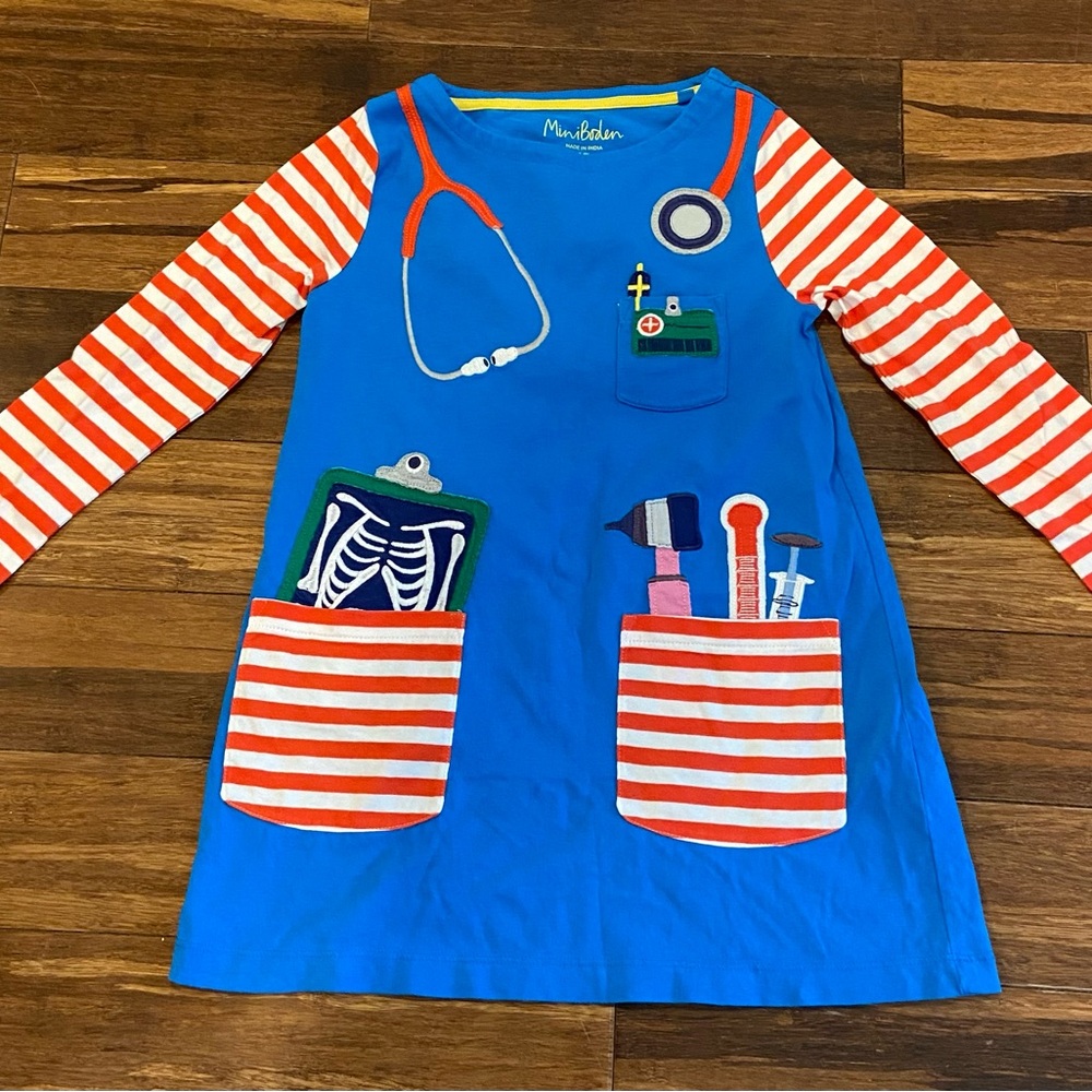 Mini Boden 7-8 Doctor Tunic